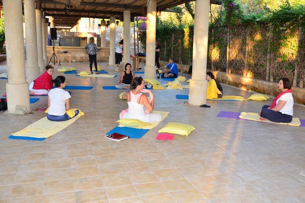 Yoga Class at Edde Sands